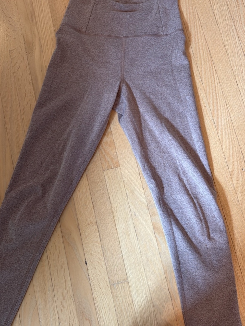 Float ultralight leggings in rosey brown